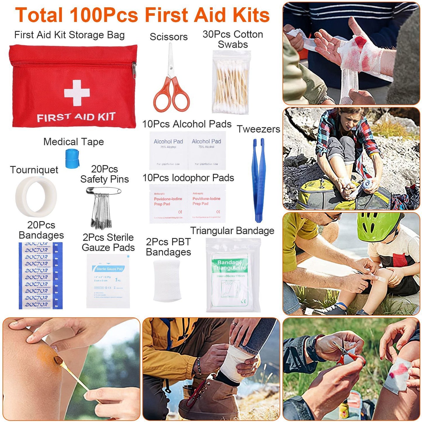 125-Piece Survival Kit | First Aid & Emergency Gear