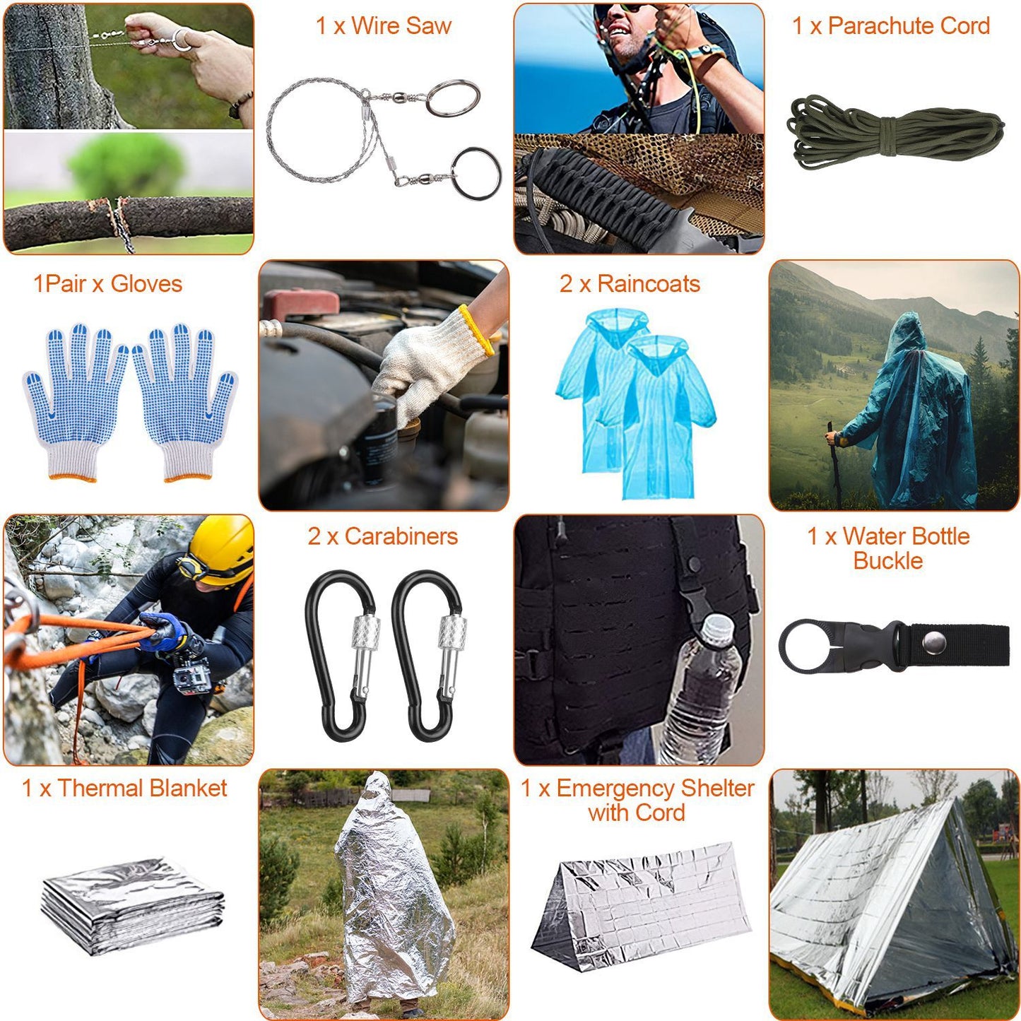 125-Piece Survival Kit | First Aid & Emergency Gear