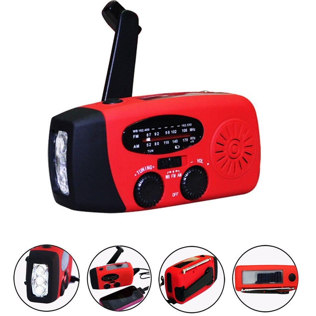 Storm Safe Emergency Radio | AM/FM/NOAA, Solar & Phone Charger