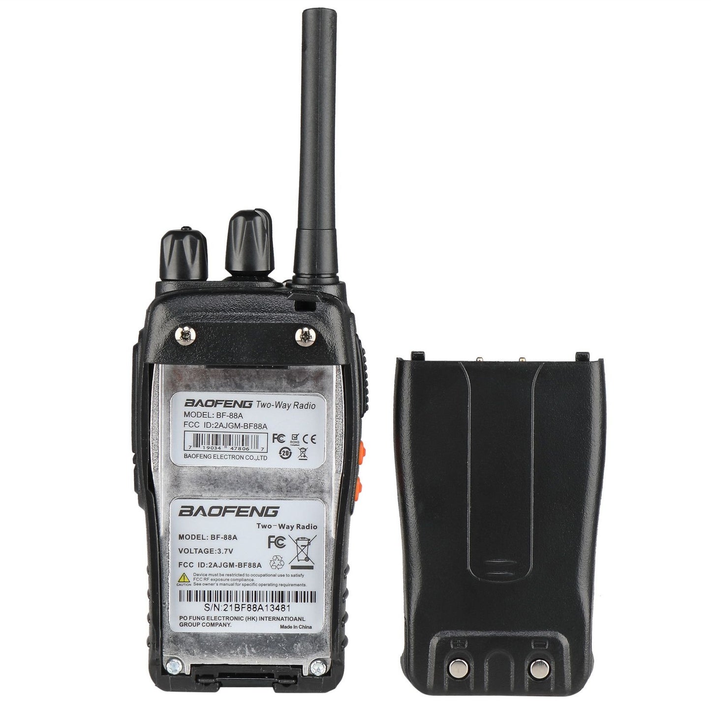 Baofeng BF-88A 5W FRS Walkie Talkies (2-Pack)